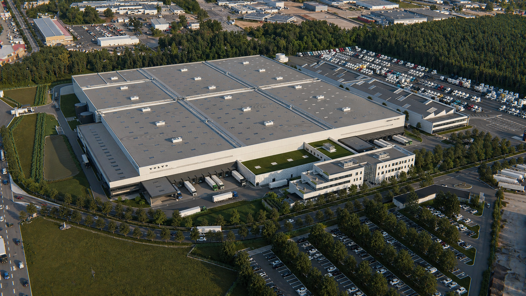 PLATEFORME LOGISTIQUE à Saint-Priest. VOLVO GROUPE